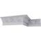 Ekena Millwork 3 1/8"H x 2 1/8"P x 3 3/4"F x 94 1/2"L Floral Crown Moulding MLD03X02X03FL - alternate 6
